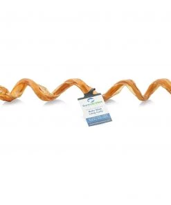 Dog Barkworthies Single Curly Bully Stick Large