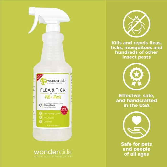 Wondercide Natural Flea & Tick Control For Pets + Home Lemongrass Dog 8 Wondercide Natural Flea & Tick Control For Pets + Home Lemongrass Dog