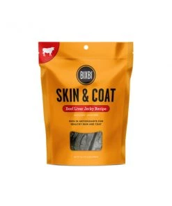 Bixbi Skin & Coat Beef Liver Jerky Dog Treats