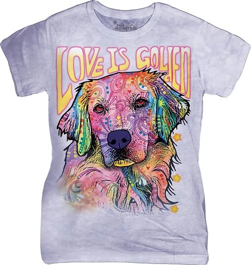 Furly's Pet Supply Love Is Golden Womens T-Shirt 3 Furly's Pet Supply Love Is Golden Womens T-Shirt