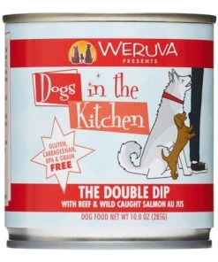Weruva Double Dip With Beef & Wild Caught Salmon Canned Dog Food 10oz