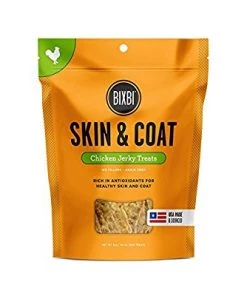Bixbi Skin And Coat Chicken Breast Jerky Dog Treats