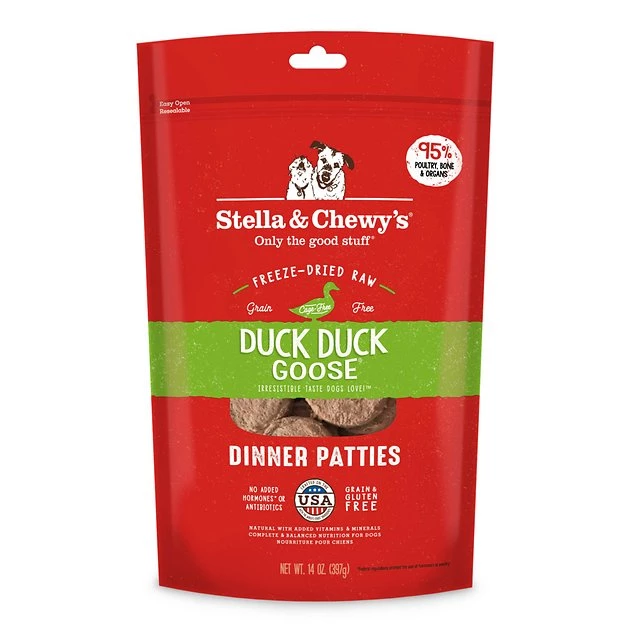 Stella & Chewy's Freeze Dried Duck Duck Goose Dinner Dog Food 3 Stella & Chewy's Freeze Dried Duck Duck Goose Dinner Dog Food