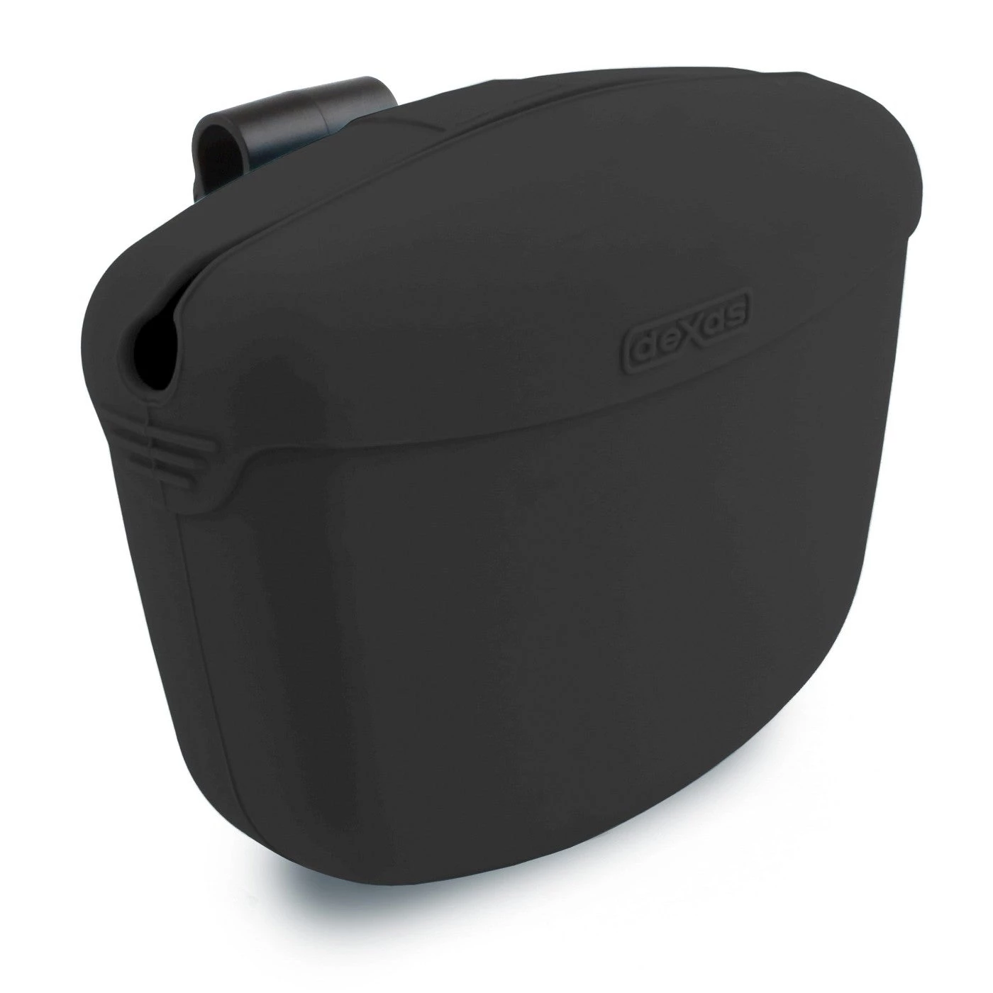 Dexas Pooch Pouch Clip-On Training Treat Container Grey 3 Dexas Pooch Pouch Clip-On Training Treat Container Grey