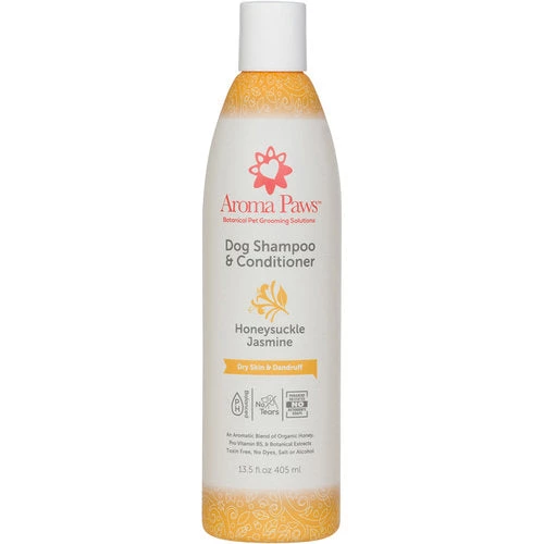 Dog Aroma Paws Shampoo Honeysuckle Jasmine 13.5 Oz. 3 Dog Aroma Paws Shampoo Honeysuckle Jasmine 13.5 Oz.
