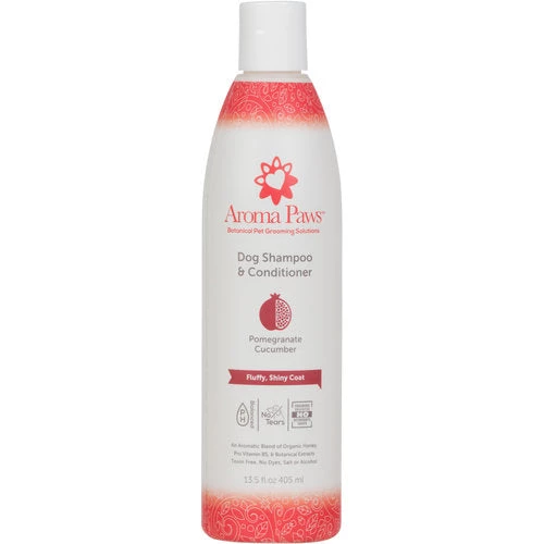 Aroma Paws Shampoo Pomegranate Cucumber 13.5 Oz. 3 Aroma Paws Shampoo Pomegranate Cucumber 13.5 Oz.