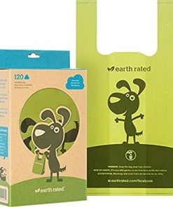 Earth Rated Handle Bags Unscented 120 Count Dog