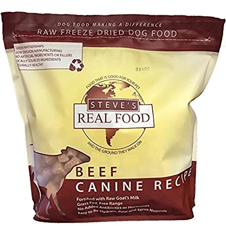 Steve's Real Food Freeze-Dried Beef Recipe For Cats And Dogs 3 Steve's Real Food Freeze-Dried Beef Recipe For Cats And Dogs