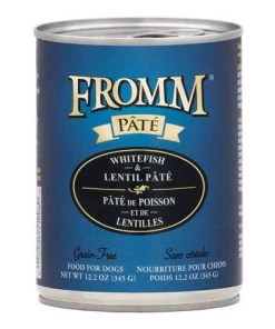Fromm Whitefish & Lentil Pate Canned Dog Food 12.2oz