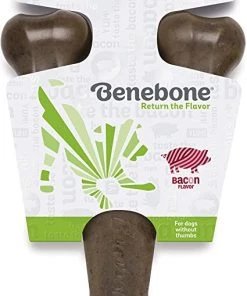 Benebone Bacon Wishbone Chew Dog