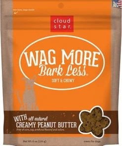 Furly's Pet Supply Cloud Star Soft & Chewy Buddy Biscuits Peanut Butter