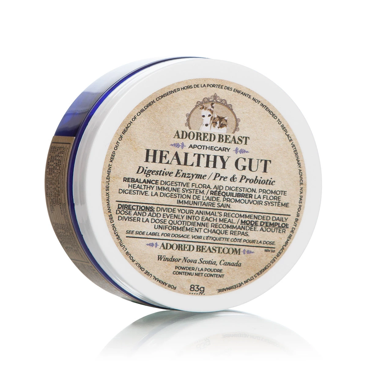 Adored Beast Healthy Gut Digestive Enzyme Pre & Probiotic Dog 3 Adored Beast Healthy Gut Digestive Enzyme Pre & Probiotic Dog