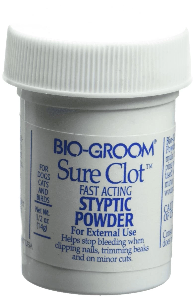 First Aid BioGroom Sure Clot Styptic Powder For Nails 3 First Aid BioGroom Sure Clot Styptic Powder For Nails