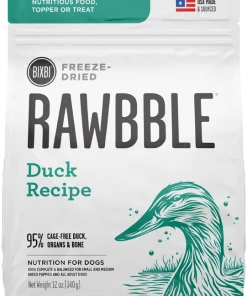 Dog Rawbble Freeze Dried Duck Recipe