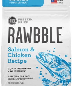 Rawbble Freeze Dried Salmon & Chicken Recipes Dog