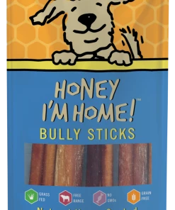 Honey I'm Home 6'' Bully Sticks 5pc Dog
