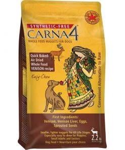 Carna4 Baked Easy-Chew Venison Dog Food