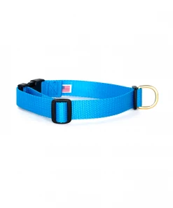 Dog + Bone Snap Collar Blue
