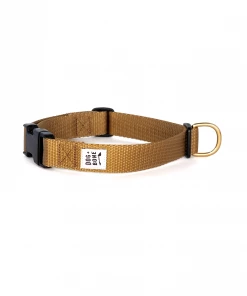 Dog + Bones Snap Collar Gold
