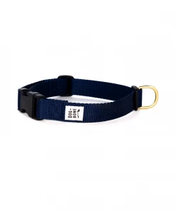 Dog + Bone Snap Collar Navy