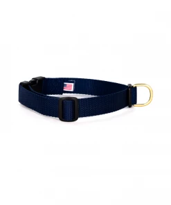 Dog + Bone Snap Collar Navy
