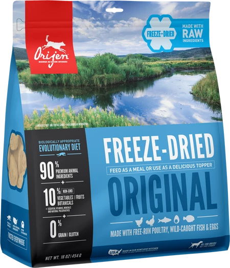 Orijen Freeze-Dried Original 16oz Food Toppers 3 Orijen Freeze-Dried Original 16oz Food Toppers