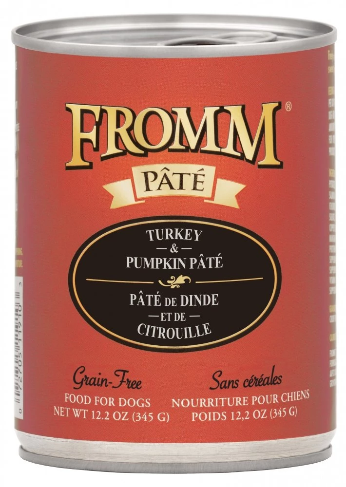 Fromm Turkey & Pumpkin Pate Canned Dog Food 12.2oz Canned Food 3 Fromm Turkey & Pumpkin Pate Canned Dog Food 12.2oz Canned Food