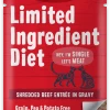 Canned Food Koha Limited Ingredient Shredded Beef Entrée For Cats