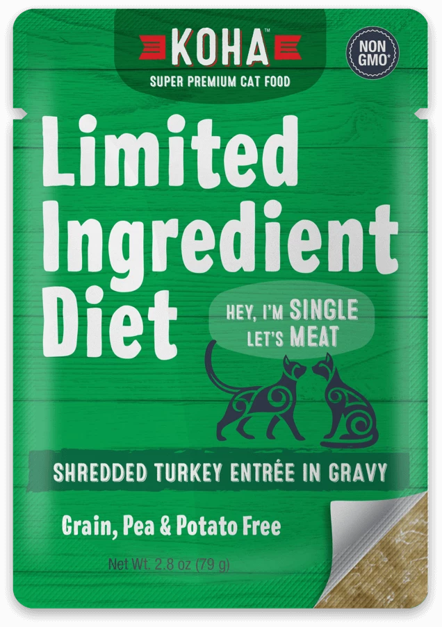 Koha Limited Ingredient Shredded Turkey Entrée For Cats