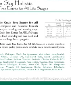 Canine Caviar Open Sky Dog Food (Duck & Chickpea)