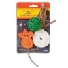 Petmate Natural Playtime Cat Toy 3 Pack Orange