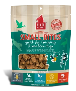 Plato Duck Small Bites Dog Treats
