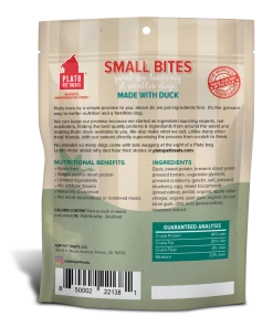 Plato Duck Small Bites Dog Treats