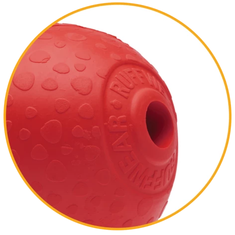 Ruffwear Huckama Rubber Throw Toy Sunrise Yellow Dog 6 Ruffwear Huckama Rubber Throw Toy Sunrise Yellow Dog