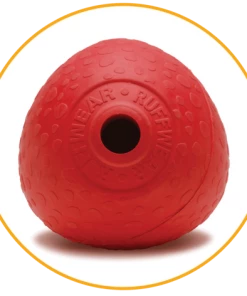 Ruffwear Huckama Rubber Throw Toy Sunrise Yellow Dog