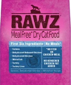 Rawz Salmon Chicken & Whitefish Dry Cat Food