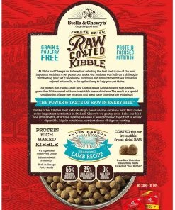 Stella & Chewy's Grass-Fed Lamb Raw Coated Kibble Dog Food