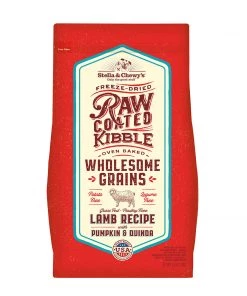 Dog Stella & Chewy's Lamb With Pumpkin & Quinoa Raw Coated Kibble Wholesome Grains