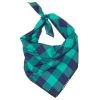 Worthy Dog Green/Navy Bandana