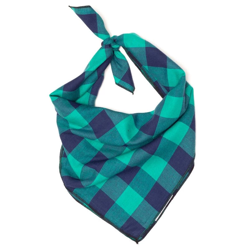 Worthy Dog Green/Navy Bandana 3 Worthy Dog Green/Navy Bandana