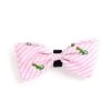 Worthy Dog Pink Stripe Alligator Bow Tie