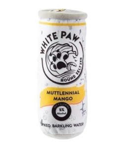 Haute Diggity Dog White Paw Hound Seltzer Dog Toy