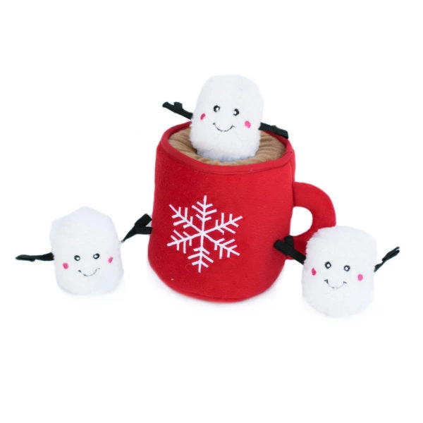 Zippy Paws Holiday Burrow - Hot Cocoa Toys 3 Zippy Paws Holiday Burrow - Hot Cocoa Toys