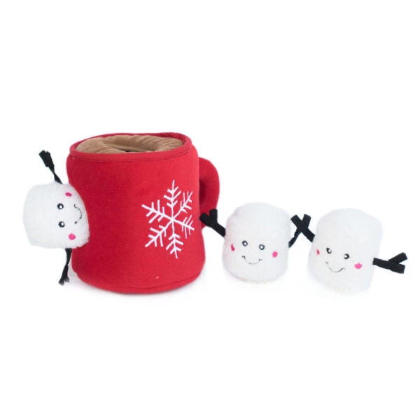 Zippy Paws Holiday Burrow - Hot Cocoa Toys 4 Zippy Paws Holiday Burrow - Hot Cocoa Toys