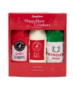 Zippy Paws Happy Hour Crusherz Holiday Toys