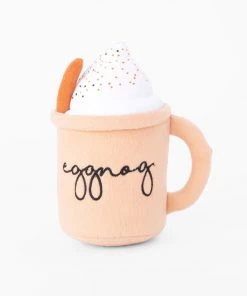 Zippy Paws Holiday Eggnog Toy