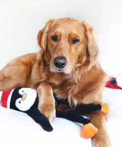 Zippy Paws Holiday Crinkle Penguin