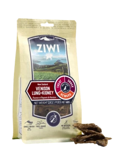 Bones & Chews ZiwiPeak Air-Dried Venison Lung & Kidney Treats