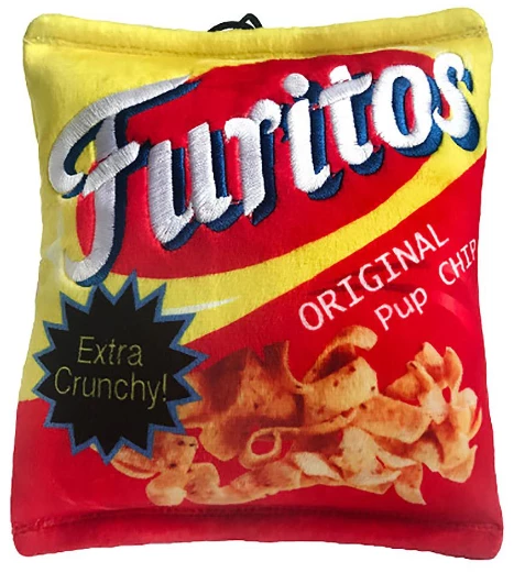 Furly's Pet Supply Lulubelles Power Plush Furitos Dog Toy 3 Furly's Pet Supply Lulubelles Power Plush Furitos Dog Toy