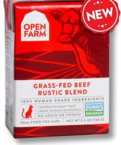 Open Farm Grass-Fed Beef Rustic Blend 5.5oz Cat Food & Treats